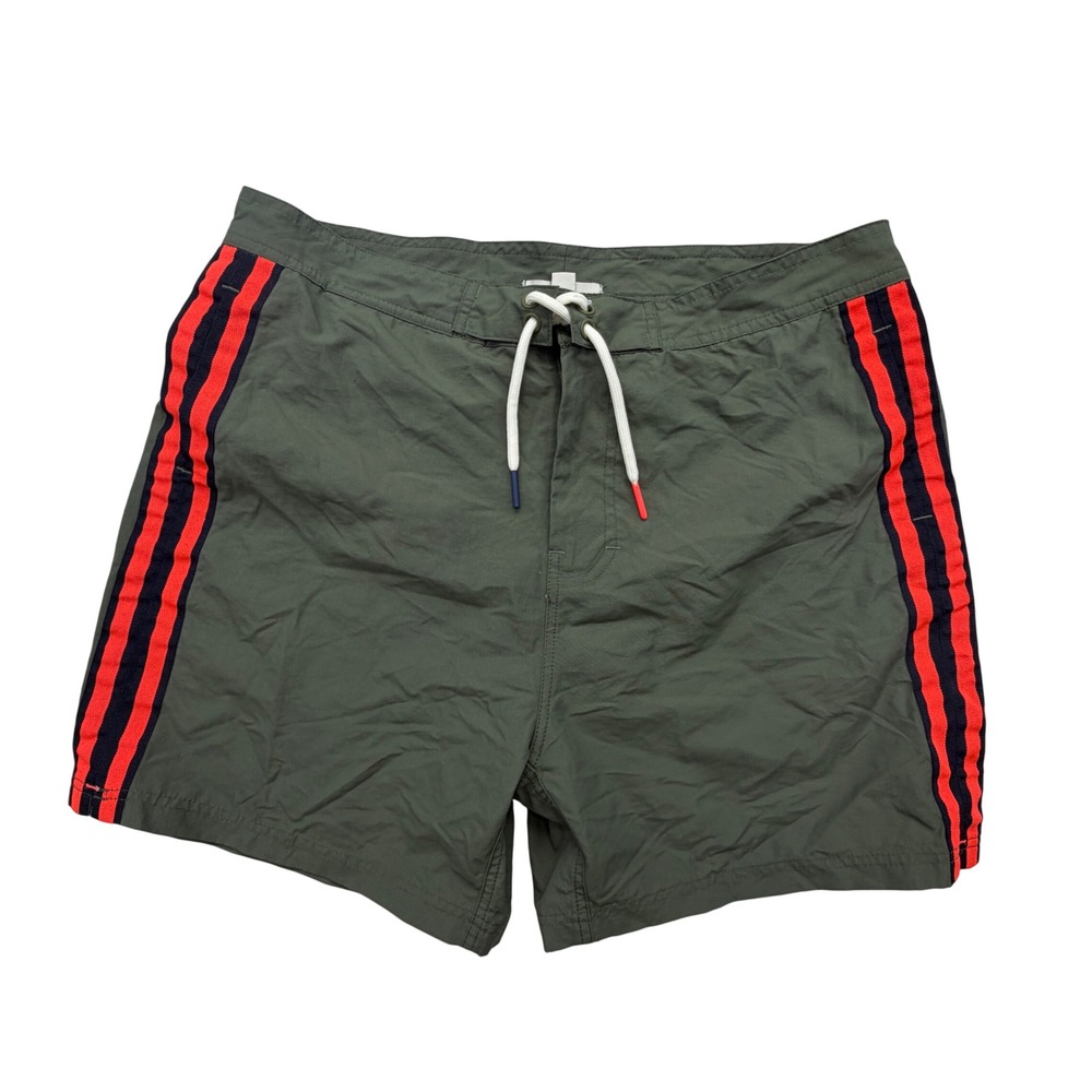Boden Swim Trunks Mens 34 Board Shorts Lace Up Sporty 6" Inseam